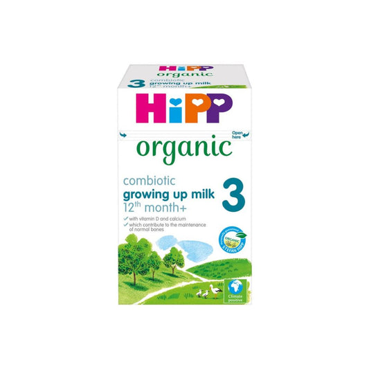 HiPP Organic 3 Growing up Baby Milk Powder Formula, From 12 Months, 600g (Pack of 4)