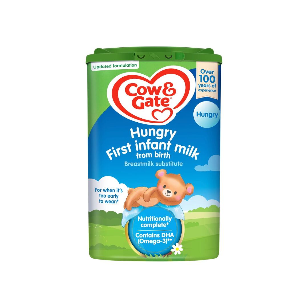 Cow & Gate Hungry First Baby Milk Formula Powder from Birth 800g