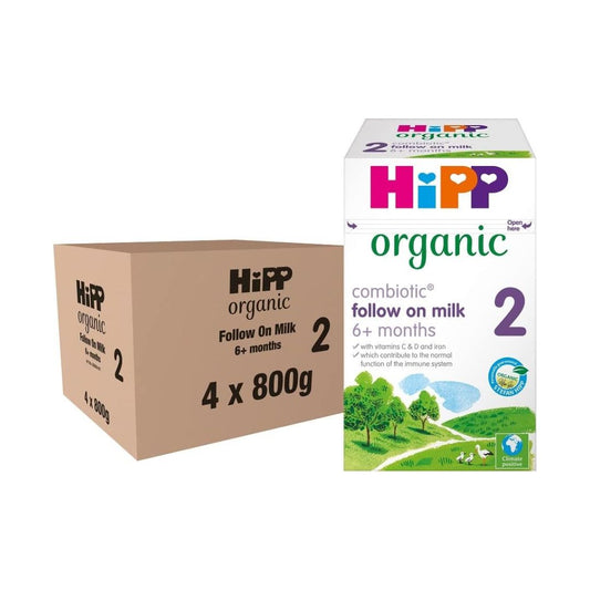 HiPP Organic 2 Follow on Baby Milk Powder Formula, From 6 Months, 800g