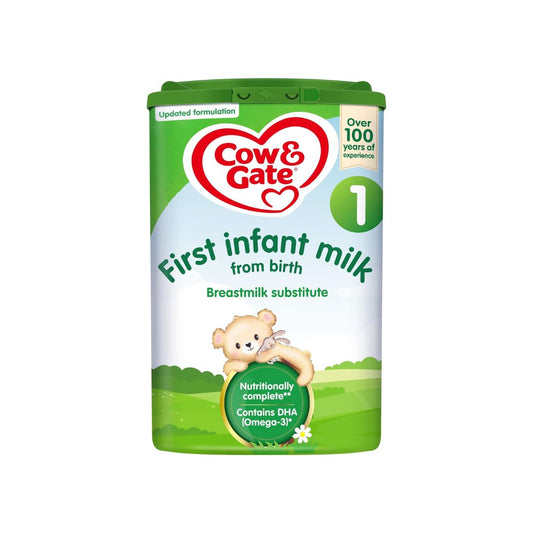 Cow & Gate 1 First Infant Baby Milk Powder Formula, from Birth, 800g