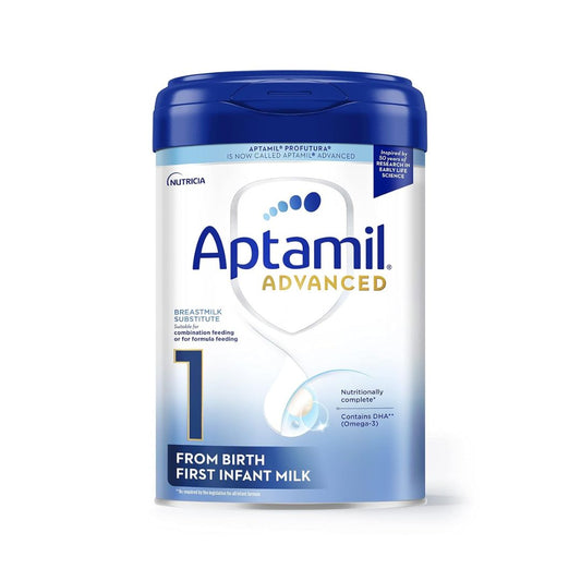 Aptamil Advanced 1 First Infant Baby Milk Powder Formula, from Birth, 800g