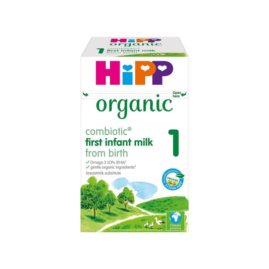 HiPP Organic 1 First Infant Baby Milk Powder Formula, From Birth, 800g