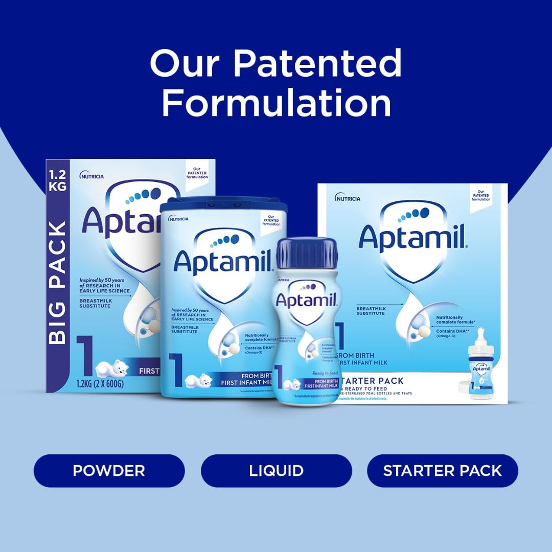 Aptamil 1 First Baby Milk Formula Powder from Birth 800g