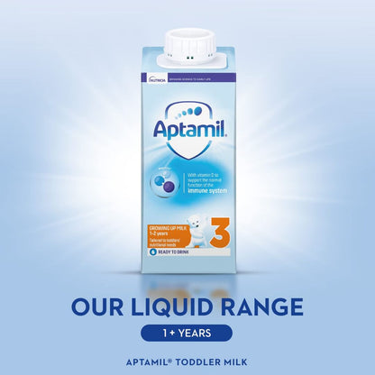 Aptamil 3 Toddler Baby Milk Powder Formula, 1-2 Years, 800g (Pack of 6) 