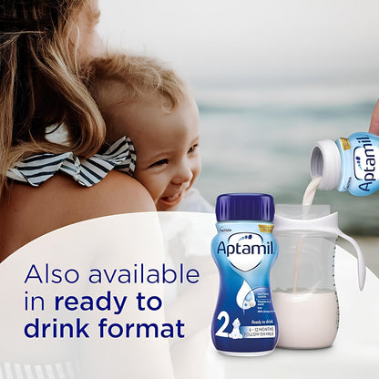 Aptamil 2 Follow On Baby Milk Powder, 6-12 Months, 800g (Pack of 6)