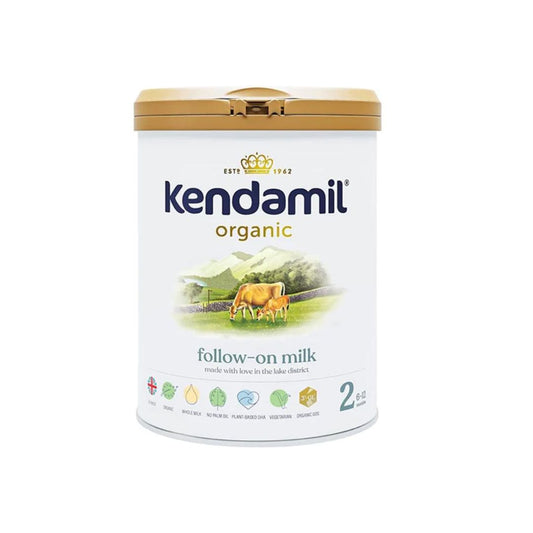 Kendamil Organic Follow On Milk, Stage 2 – British Made, Organic Whole Milk Formula – with HMOs, No Palm Oil, No Fish Oil, No SOYA, No GMOs - 800G